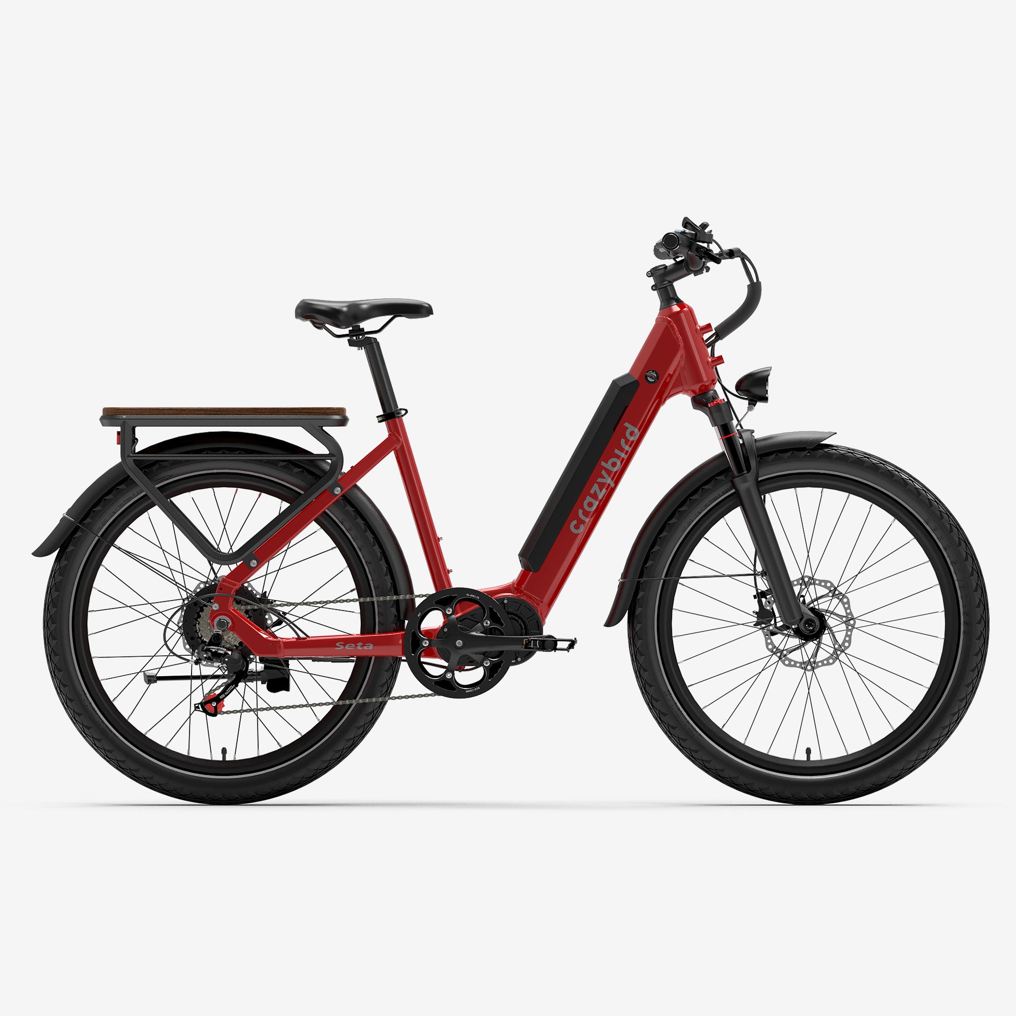 Crazybird-Seta Bicicletta Elettrica per Adulti Motore da 500W E